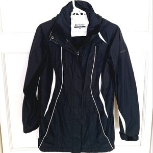 Columbia hooded zip-up parka